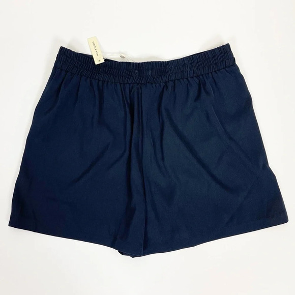 NEW Max Studio Shorts Womens Size XL Navy Blue Pull On NWT - Picture 2 of 8